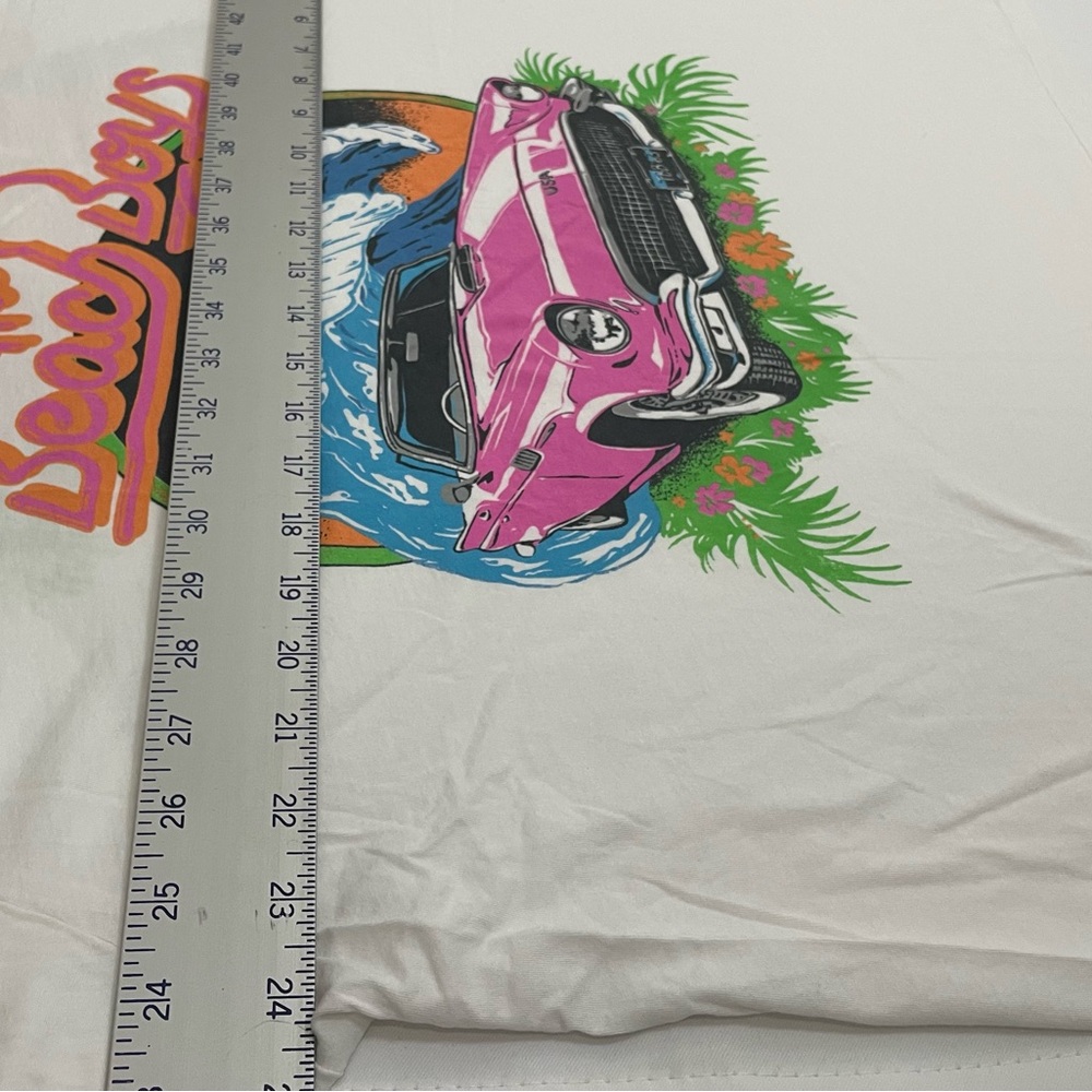 Daydreamer white The Beach Boys Surf USA graphic band tee sz 1X - Picture 8 of 10